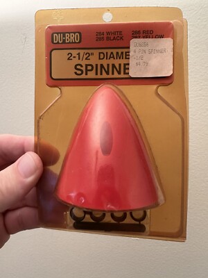 DU-BRO 2-1/2'' Dub286 DIAMETER RED 4 Pin SPINNER