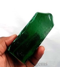Large 1250 Ct Natural Green Moldavite Rough Uncut Egl Certified Loose Gems 5nsh