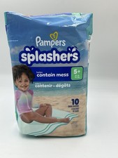 Pampers Splashers Disposable Swim Pants Diapers 30 lb Baby 10-Count