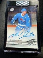 25-26 UD CLEAR CUT AUTO MICHEL GOULET Quebec Nordiques BA-DC