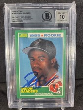 1989 Score #246 Deion Sanders Authentic Autograph 10