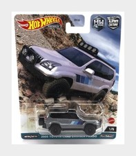 MATTEL HOT WHEELS HKC70 TOYOTA - LAND CRUISER PRAT OFF ROAD 2005 - GRIS - 1/64