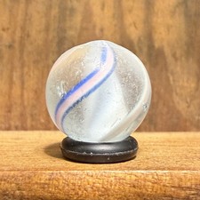 Antique German Handmade Solid Core Peewee Marble 15/32 Near Mint - 269