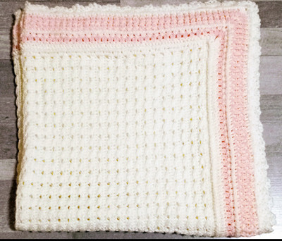 gehäkelte Babydecke, für Babys oder Reborn Babys