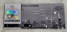 2018 Polymerbit Dallas Super Con NFC Chip 1 Viacoin Loaded Note like casascius