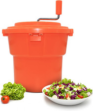 CLIVIA 5 Gal/20 Qt Large Commercial Salad Spinner Jumbo Manual Lettuce Dryer-Dri