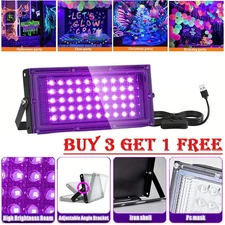 UV Black Light 30W Bar UV LED Stage Blacklight Party DJ Club Halloween
