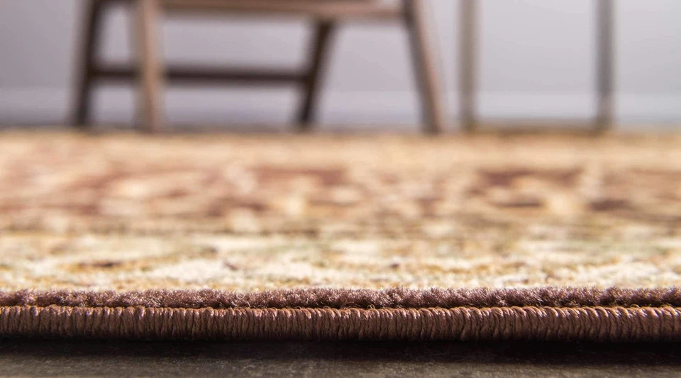 Alfombra tradicional clásica medallón con motivo floral colección Versalles (6'... Foto 4 de 4