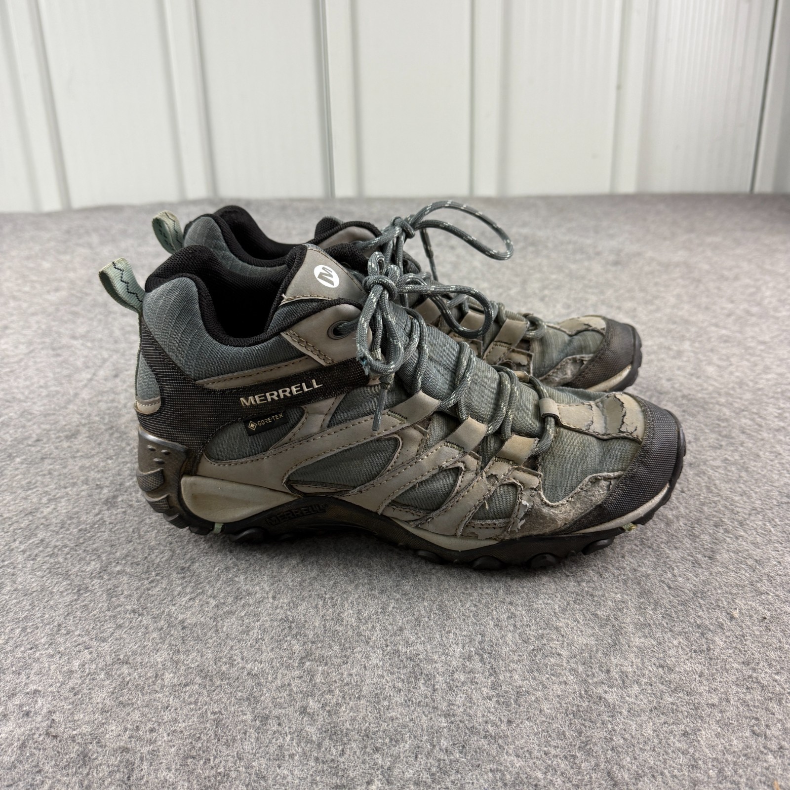 Merrell scarpe da passeggio donna taglia UK 7 Gore Tex escursionismo outdoor impermeabili Gtx