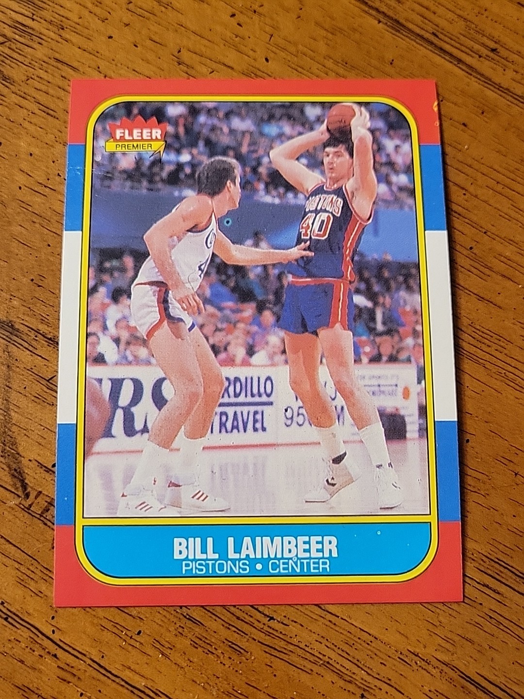 1986-87 Fleer - Bill Laimbeer #61 Pack Fresh