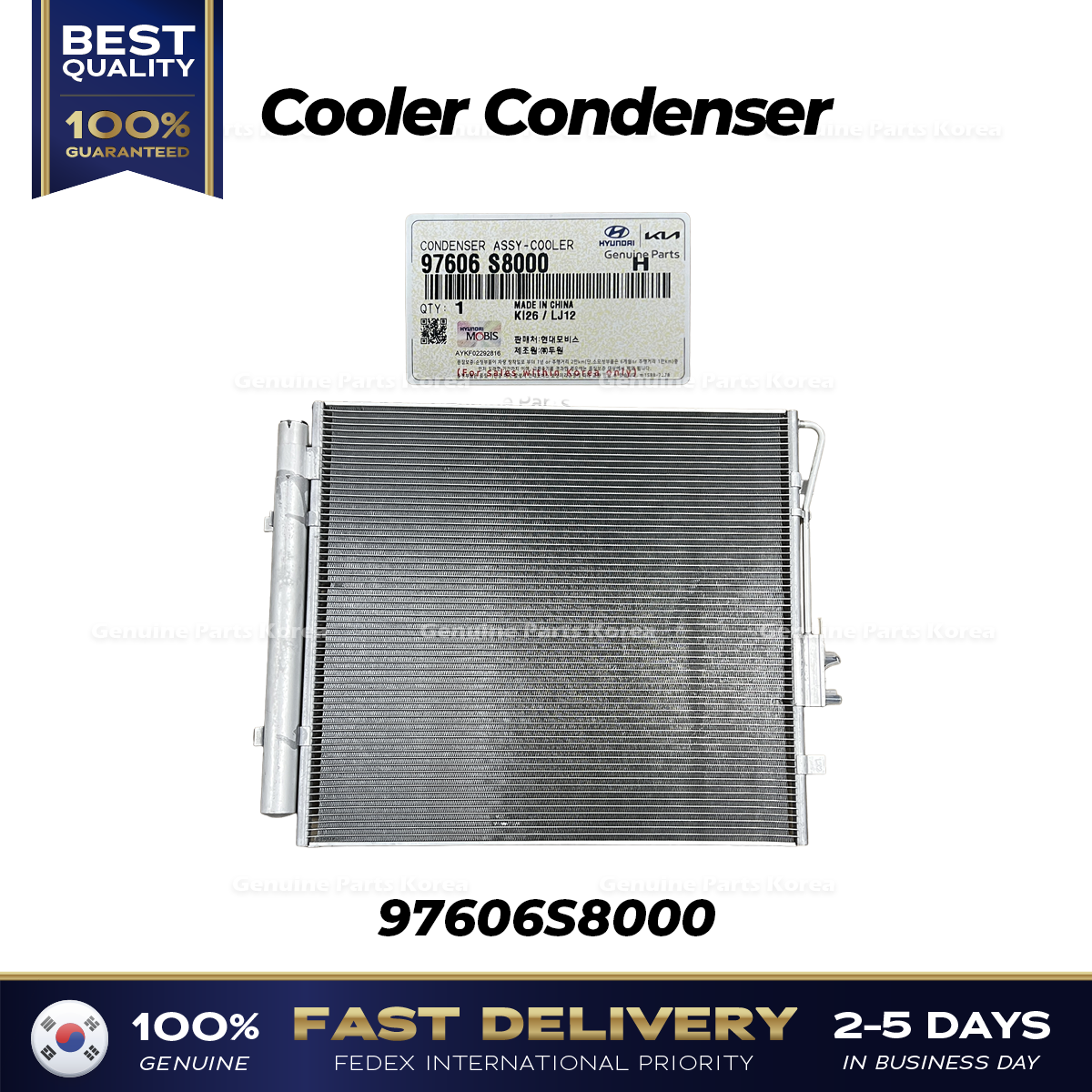 ⭐Genuine⭐ Cooler Condenser 97606S8000 for Hyundai Palisade | eBay