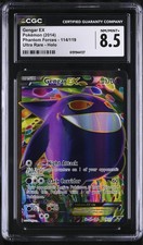 CGC 8.5 NM/MINT+ Gengar EX 114/119 Phantom Forces Ultra Rare Holo Pokemon Card