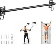 Pull Up Bar Doorway  Wall Mount Chin Up Bars Home Gym 36   /52    in Upper Body