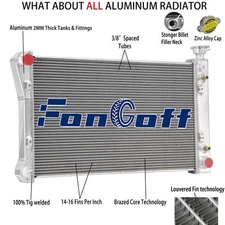 3-Core Aluminum Radiator Fit 1988-1997 Chevy GMC C/K 1500 2500 3500 5.0L 5.7L