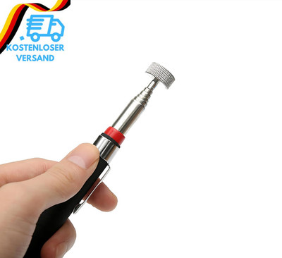 AMSAMOTION Stab-Magnet Bis Zu 5Kg (9Lb) 80 Cm Ausziehbar Teleskop Magnetstab, St