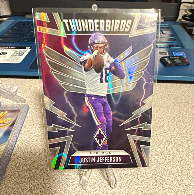 Panini 2025 Phoenix Justin Jefferson Minnesota Vikings Thunderbirds #34 /199