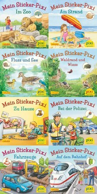 Pixi-Serie Nr. 234. Pixis neue Stick*r-Bücher (8x8 Exemplare) Taschenbuch 12 S.