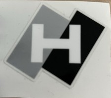 Old school BMX '87-'88 HARO TEAL MASTER / FREESTYLER HEADTUBE "H" sticker decal
