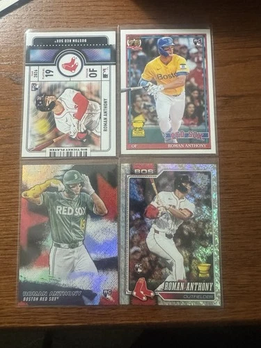 2026 Topps Roman Anthony Rookie Card Lot Red Sox