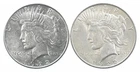 1922 & 1922 & Peace Silver Dollar $1 Bullion Collection Lot *941