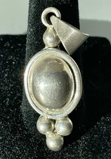 Vintage Old Mexico 925 Sterling Silver Pendant