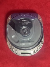 1999 GPX Aros ESP Portable CD Player, 40 Second Anti-Shock Blue - Tested, Works