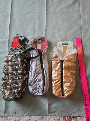 Lot Of 3 Puffin - The Caddy Wine Bag - Insulated Wine Bottle Cooler I Liquor...