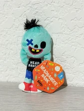 Bark Box Headbanger Hank Zombie Halloween Plush Sz Small Dog Toy NWT