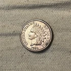 1860 Indian Head Cent AU Condition Circulated Coin ZM