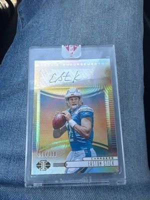Panini 2019 Illusions Easton Stick Chargers Rookie Endorsements Auto RE-EST /150