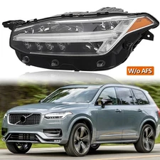 For 2019-2024 Volvo XC90 Left Driver Headlight Front LED Lamp Assembly None-AFS