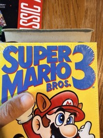 Mario Brothers 3 NES Complete Matching Box, Maunal,Insert  Factory Sealed To Top