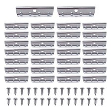 30 Pcs Metal End Clips for Rubber Webbing, 1/2  2" Replacement Upholstery Fu...