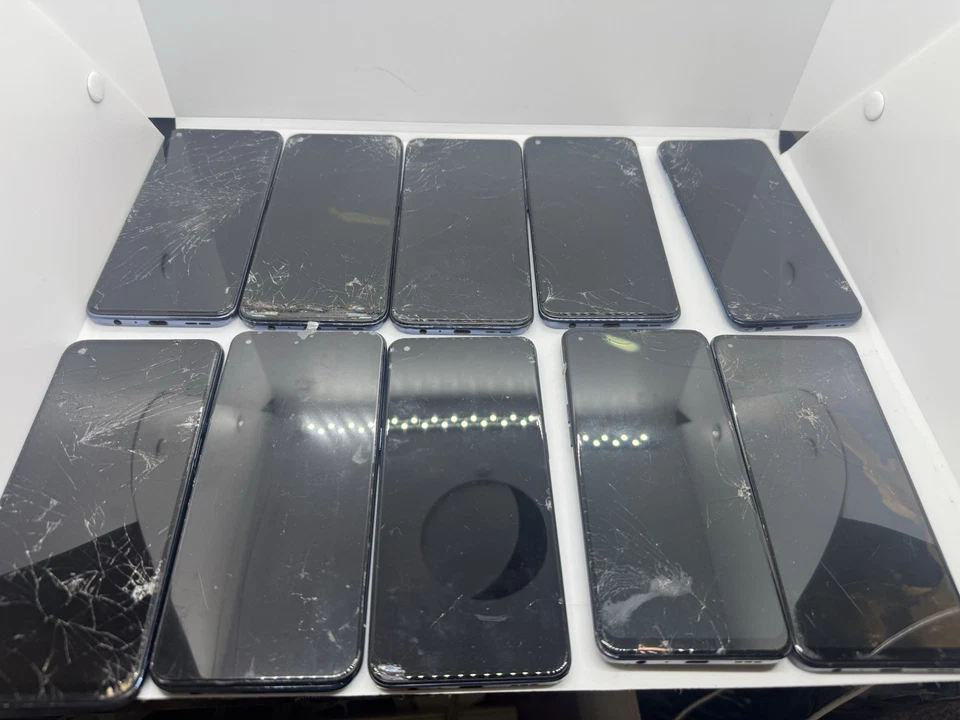 Lote De 10 Teléfonos Oneplus - Modelos Mixtos N10, N100, N200, N20 LCD Roto  Foto 2 de 4