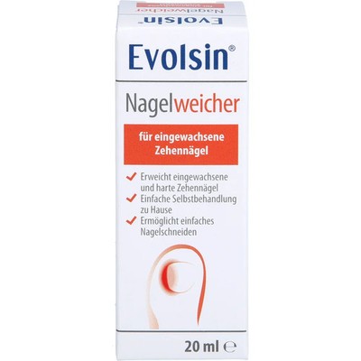 Evolsin Nagelweicher F.eingewachse.zehennägel Lsg. 20ml - PZN 19752010