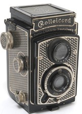  Vintage Rolleicord Art Deco w. Zeiss Jena Triotar 4.5/7.5cm NOTTESTED Medium F