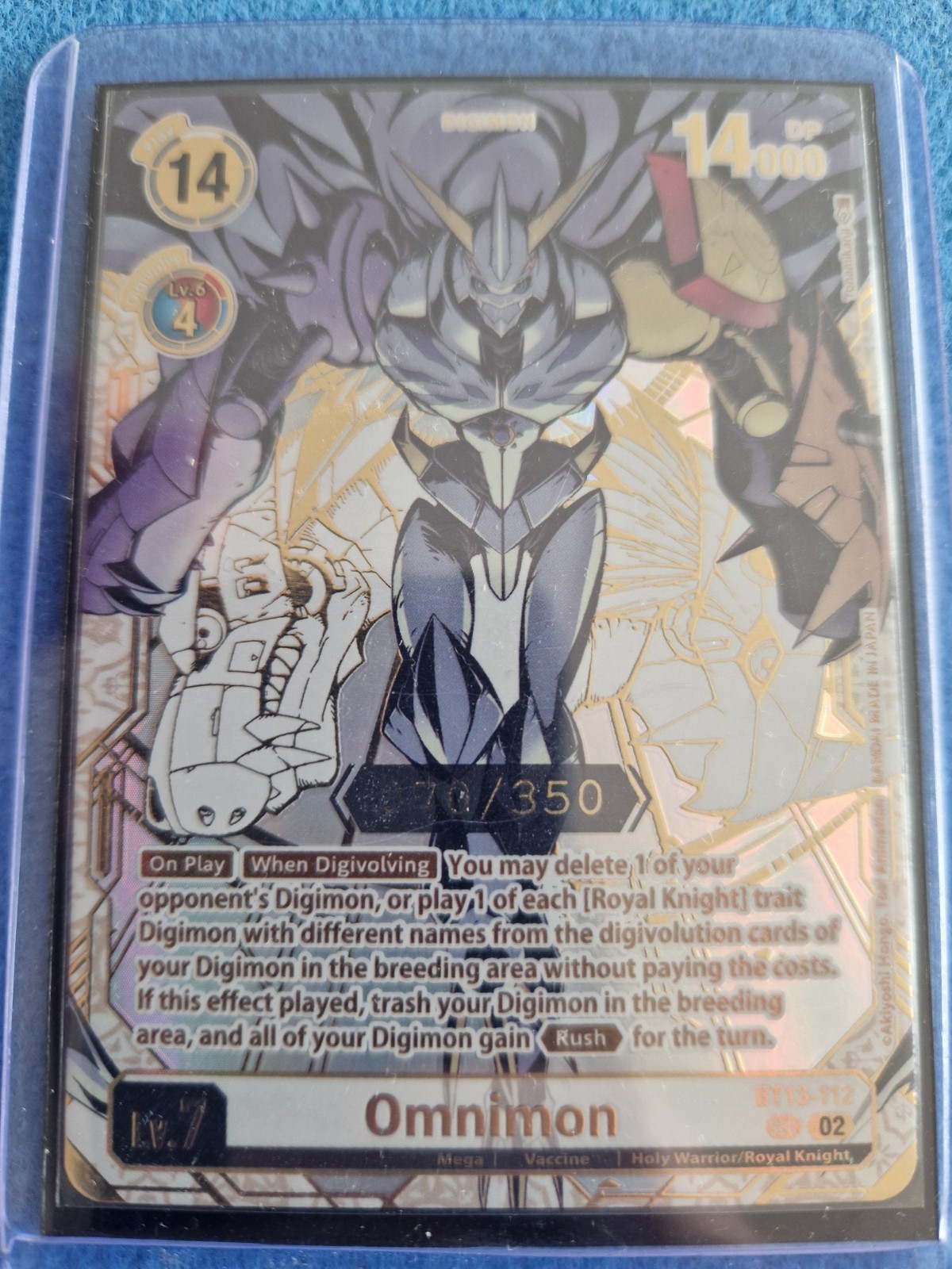 Digimon Omnimon BT13-112 Version 3 070/350