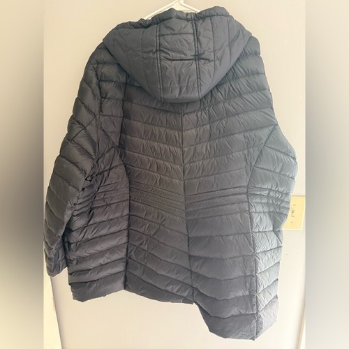Lands End Wonderweight Packable Down Jacket Women’s SZ 3X Black Full Zip Pockets - Picture 5 of 7