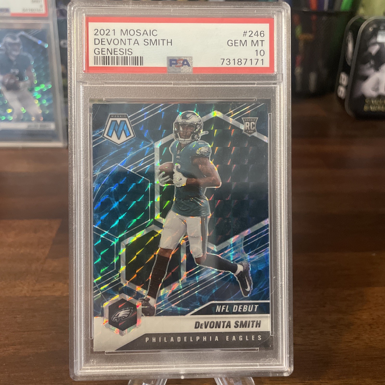 2021 Panini Mosaic - NFL Debut Devonta Smith #246 Genesis Mosaic Prizm (RC)