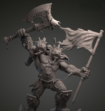 Garrosh Hellscream WoW Figurine résine | Luftmensch | NON PEINT