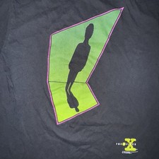 Vintage 1995 The X-Files T-Shirt L Stanley DeSantis Alien Shadow Tee Fox TV Show