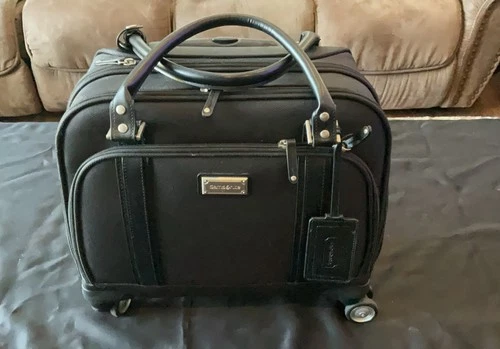 Samsonite Mobile Office Luggage Spinner, Black, One Size 56733-1041