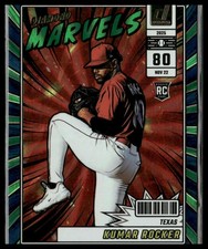 2025 Donruss #15 Kumar Rocker Diamond Marvels Green Laser
