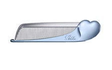 ReFa HEART COMB Aira Aqua blue Hair  brush Compact Lightweight 100% Authentic