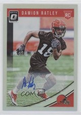 2018 Donruss Optic Rookies Holo Prizm Auto 20/99 Damion Ratley #113 Auto 7zf