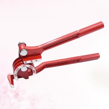 180 Degree Air Conditioning Copper Tube Aluminum Tube Three-slot Machine (Red)