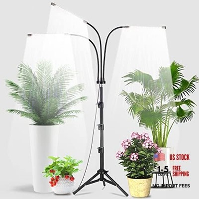 Grow Light with Stand, 60 LED 5500K Full Spectrum Floor Plant Light for 75W