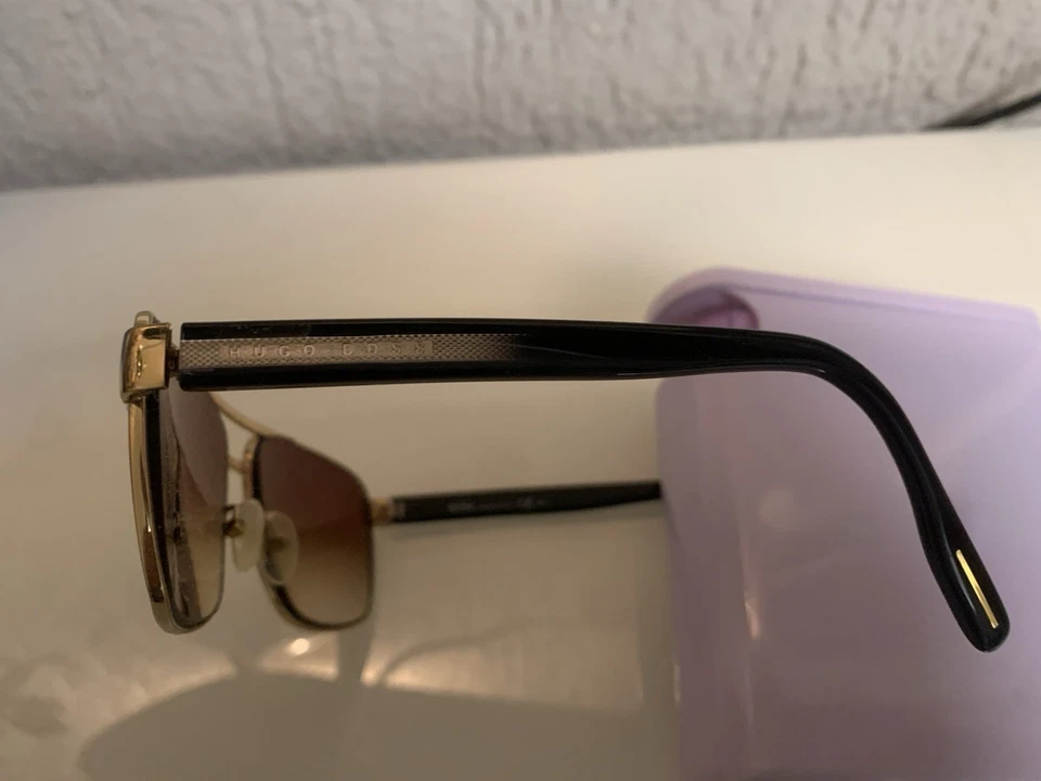 Herren Sonnenbrille von Hugo Boss Gleitsicht Braun Top Zustand - Bild 4 von 4