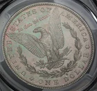 1881-S Morgan Dollar PCGS MS-66 - Near-Monochromatic Violet & Teal Rev. Toning!