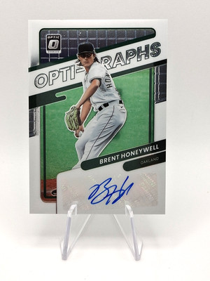 2022 Panini Donruss Optic Opti-Graphs #OG-BH Brent Honeywell AUTO